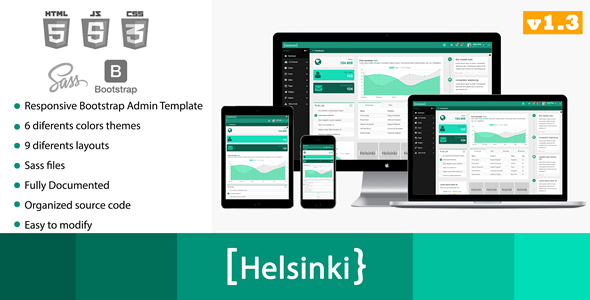 Helsinki - Responsive Admin Template