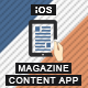 Magazine Content App With CMS - iOS [ Push Notifications | Offline Storage ] - CodeCanyon Item for Sale