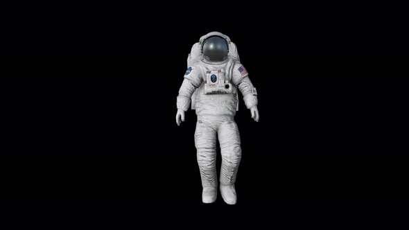 4K Astronaut Walking alt
