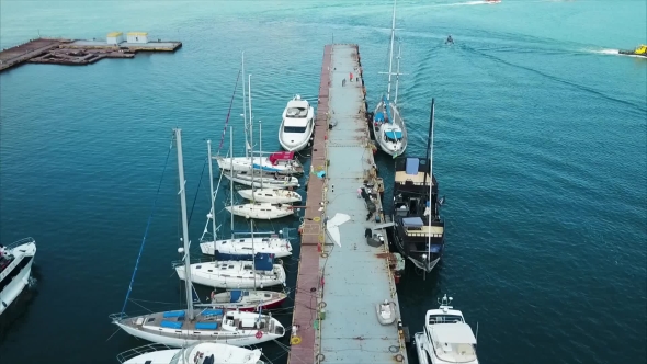 Aerial View. Odessa Marine Trade Port