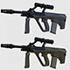 Steyr AUG Assault Rifle - Game Ready - 3DOcean Item for Sale