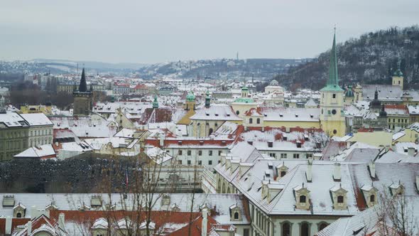 Prague on A Winter Day