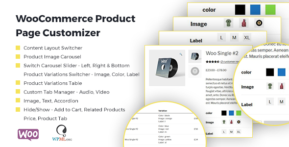 WooCommerce Product Page Customizer