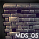 Modular Dungeon Set| Large Wall 01 Pack (05 of 20) - 3DOcean Item for Sale
