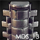 Modular Dungeon Set | Pillar Pack (13 of 20) - 3DOcean Item for Sale