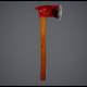 Low Poly Firefighter Axe and Low Poly Viking Axe - 3DOcean Item for Sale