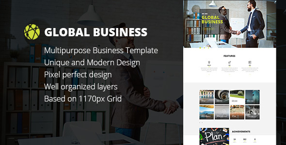 GB - Business, Corporate, Portfolio html Template