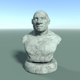 Low Poly Neanderthal Bust - 3DOcean Item for Sale