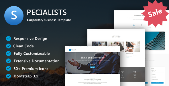 Specialists - Corporate/Business Template