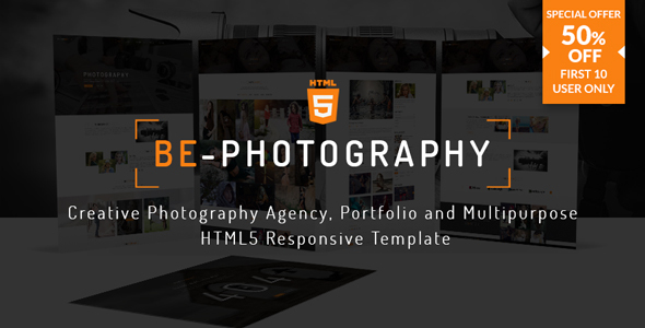 Be-Photography | Creative Photography Agency, Portfolio and Multipurpose HTML5 Responsive Template