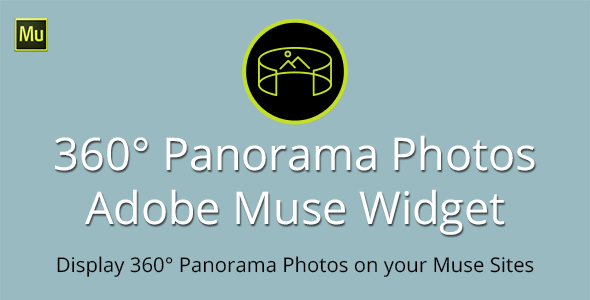 360° Panorama Photos Widget for Adobe Muse