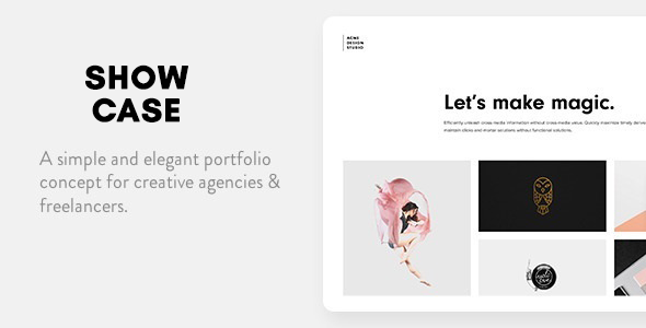 Showcase - Minimal Portfolio HTML Template