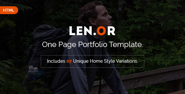 Lenor - Responsive Portfolio HTML Template