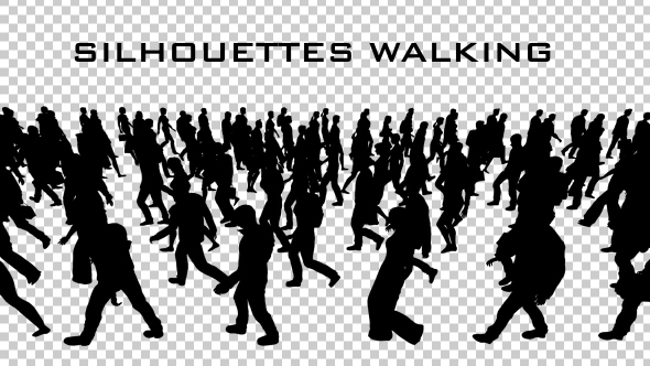 Walking Creative Silhouettes alt