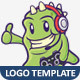 Gamer Monster Vector Logo Template - GraphicRiver Item for Sale