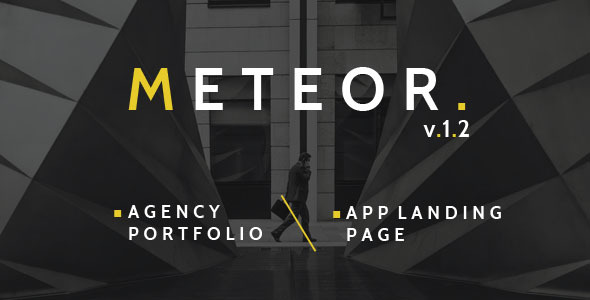 Meteor Creative 2in1 HTML Template