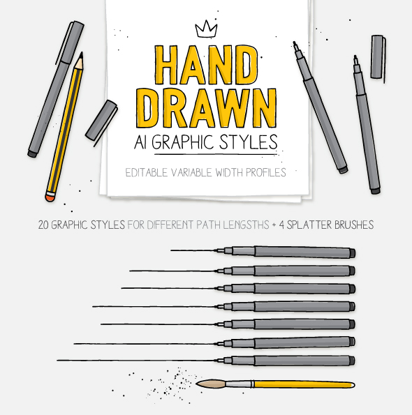 AI Hand Drawn Styles and Brushes