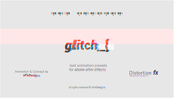 Glitch Text Video Effects Stock Videos From Videohive
