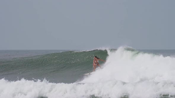 Surfing And Falling Into Water