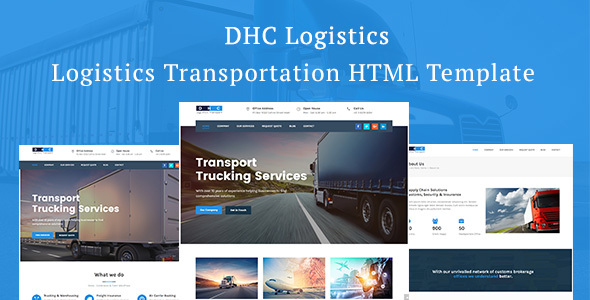 DHC | Logistics Transportation HTML Template