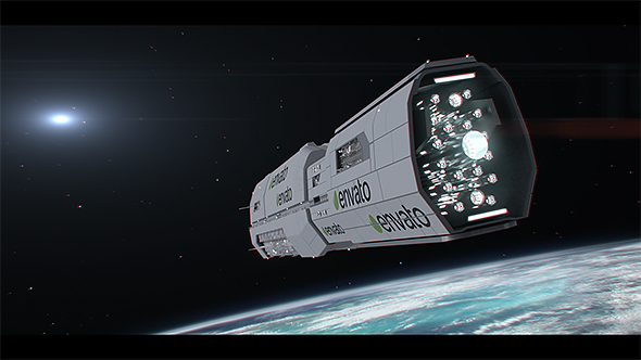 Future Sci-Fi Spaceship