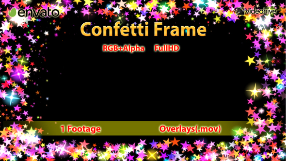 Confetti Frame