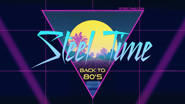 Steel Time – Retro 80s Logo Reveal