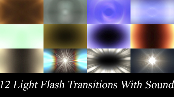 12 Light Flash Transitions