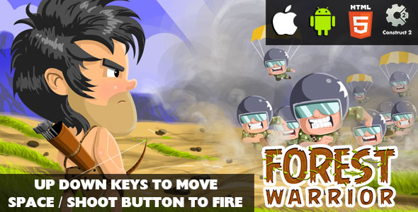 Forest Warrior - Gra HTML5 (CAPX)