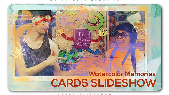 Watercolor Memories Cards Slideshow alt