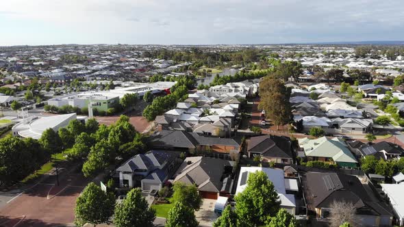 Aerial View of a Suburbia in Australia