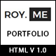 Royme - Portfolio Template - ThemeForest Item for Sale