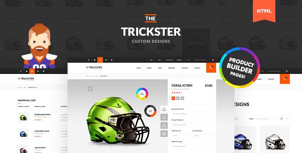 The Trickster - Multipurpose HTML Product Builder and Shop