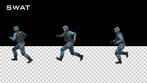 SWAT Run Animation