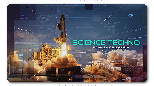 Science Techno Parallax Slideshow