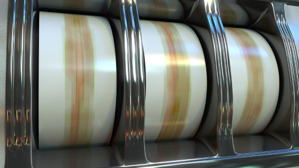 Slot Machine with Euro Currency Symbols alt