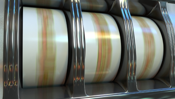 Slot Machine with US Dollar Currency Symbols alt