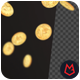 Floating Gold Coins 4K - VideoHive Item for Sale