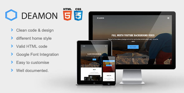 Deamon | The Multi-Purpose Onepage Template