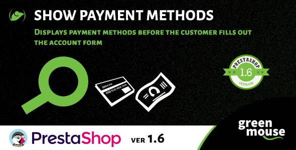 Show Payment Methods