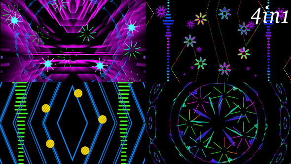 Color Stroke - VJ Loop Pack (4in1)