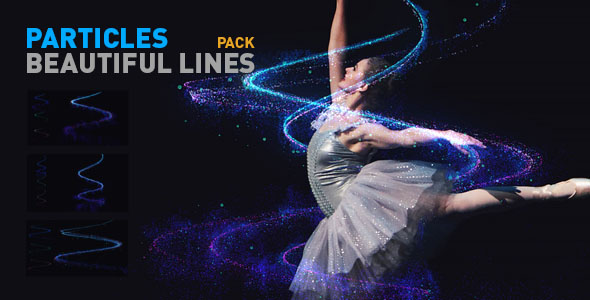 Beautiful lines of particles