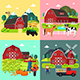 Farm Life Cliparts - GraphicRiver Item for Sale