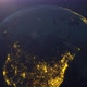 Earth pulsing with colors at night. - VideoHive Item for Sale