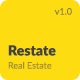 Restate — Real Estate Agent Personal HTML Template - ThemeForest Item for Sale