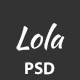 Lola - Minimal eCommerce Fashion PSD Template - ThemeForest Item for Sale