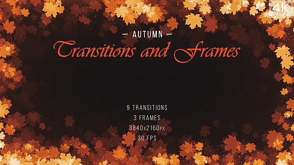 Autumn Transitions and Frames