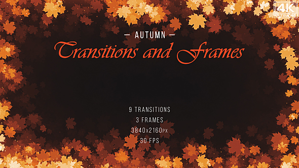 Autumn Transitions and Frames alt