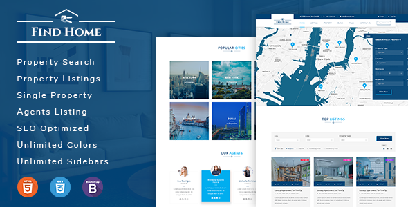 Findhome - Real Estate HTML Template
