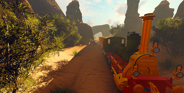 Beautiful Train Rides In The Park alt